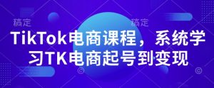 TikTok电商课程，​系统学习TK电商起号到变现-威云科技 余香的脑洞