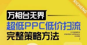超低PPC低价扫流完整策略方法，最新低价扫流底层逻辑，万相台无界低价扫流实战流程方法-威云科技 余香的脑洞