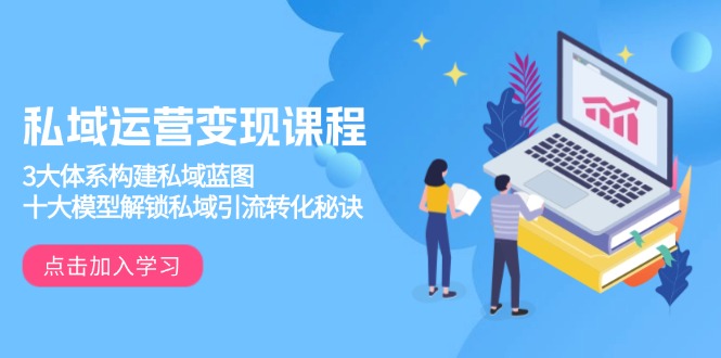 私域运营变现课程,3大体系构建私域蓝图,十大模型解锁私域引流转化秘诀-威云科技 余香的脑洞