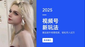 搬运老外奇葩视频，撸视频号分成计划收益，每天只需一小时，新手小白轻松月入过W-威云科技 余香的脑洞