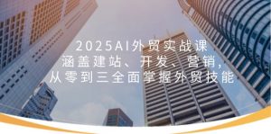 2025AI外贸实战课：涵盖建站、开发、营销, 从零到三全面掌握外贸技能-威云科技 余香的脑洞