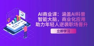 AI商业课：涵盖AI科普，智能大脑，商业化应用，助力年轻人逆袭职场晋升-威云科技 余香的脑洞
