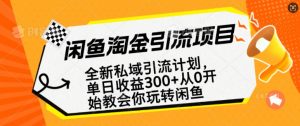 闲鱼淘金私域引流计划,从0开始玩转闲鱼,副业也可以挣到全职的工资-威云科技 余香的脑洞