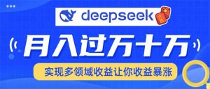 用DeepSeek席卷各大平台，快速上手实现多领域，让你收入猛增-威云科技 余香的脑洞