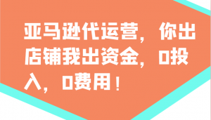 亚马逊代运营，你出店铺我出资金，0投入，0费用，无责任每天300分红，赢亏我承担-威云科技 余香的脑洞