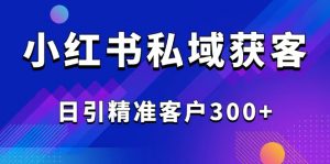 2025最新小红书平台引流获客截流自热玩法讲解,日引精准客户300+-威云科技 余香的脑洞