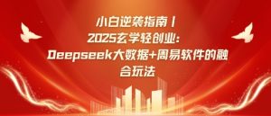 小白逆袭指南，2025玄学轻创业：Deepseek大数据+周易算法的融合玩法-威云科技 余香的脑洞