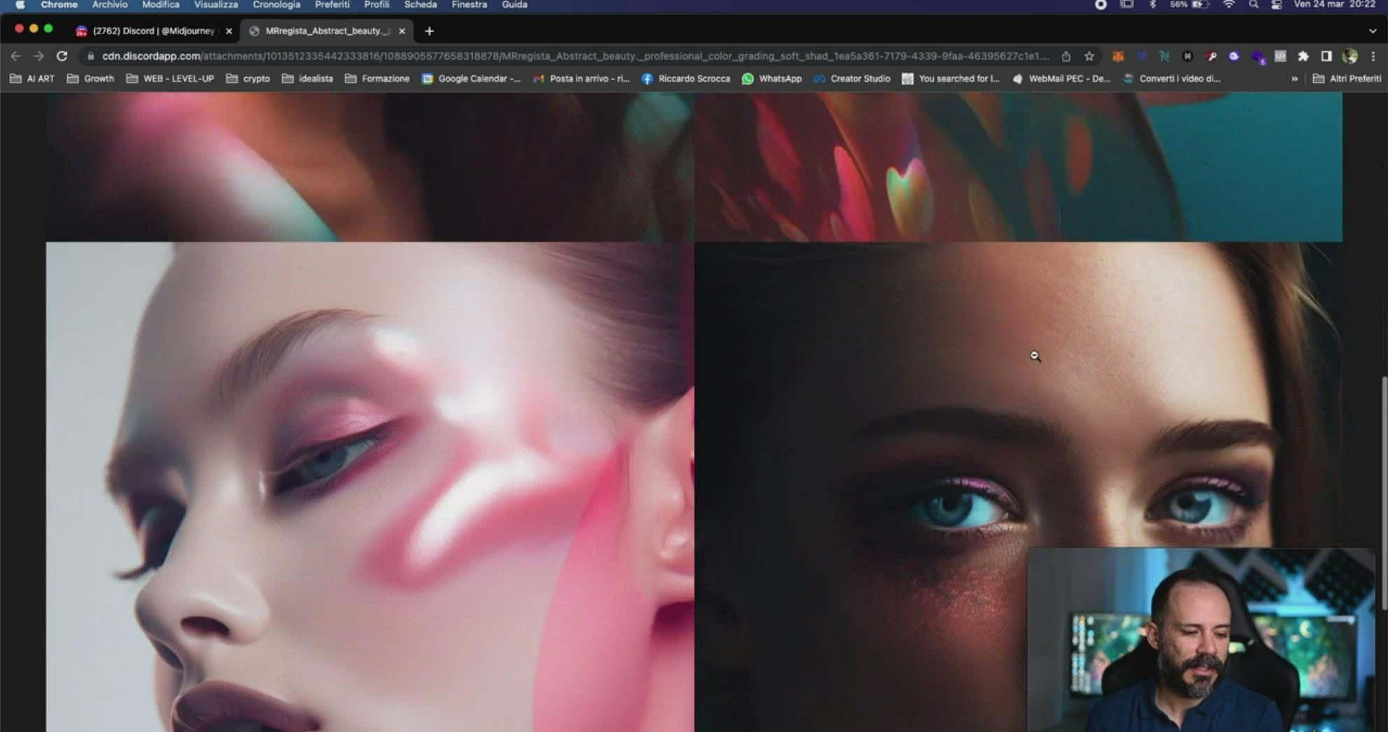 图片[5]-Midjourney AI人工智能创建和销售令人惊叹的海报教程-10节课-中英字幕-威云科技 余香的脑洞