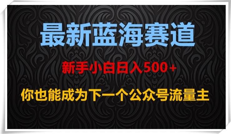 最新蓝海赛道，新手小白日入500+，你也能成为下一个公众号流量主【揭秘】-威云科技 余香的脑洞
