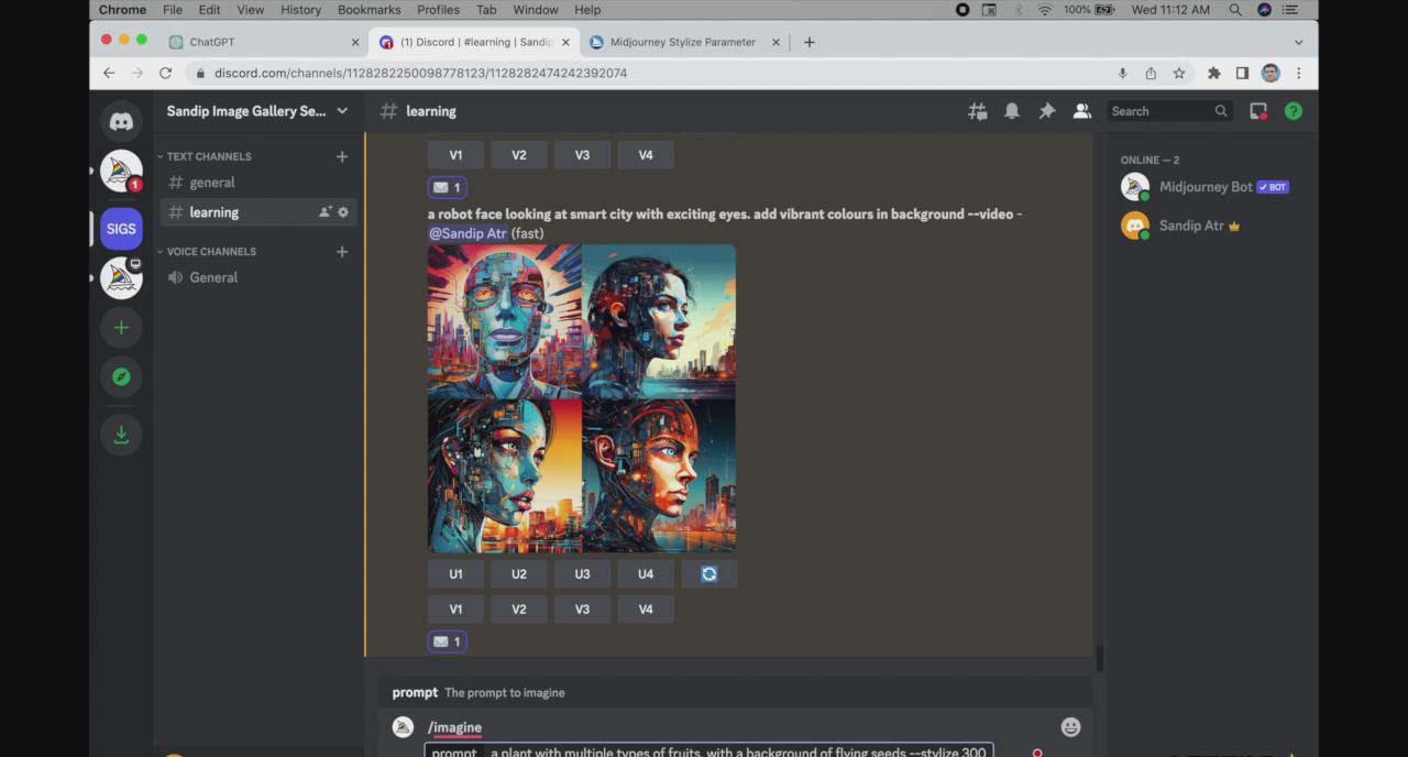 图片[2]-ChatGPT4 和 MidJourney AI 绘画聊天革命性指南教程-33节视频课-中英字幕-威云科技 余香的脑洞