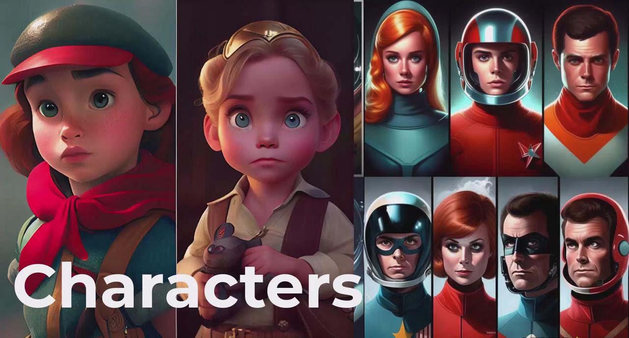 掌握 MidJourney V5 AI + ChatGPT创建一致的角色设计图像-22节课-中英字幕-威云科技 余香的脑洞