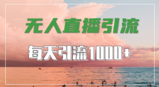 抖音快手视频号全平台通用，无人直播引流法，超暴力引流1000+高质量精准创业粉【揭秘】-威云科技 余香的脑洞