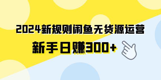 (9522期)2024新规则闲鱼无货源运营新手日赚300+-威云科技 余香的脑洞