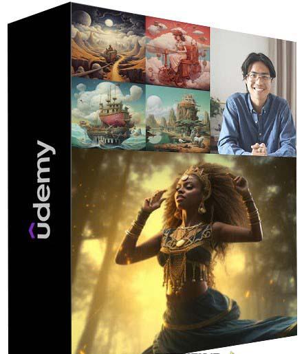 MidjourneyAI绘画艺术生成的大师级写作提示指南教程-8节视频课-中英字幕-威云科技 余香的脑洞