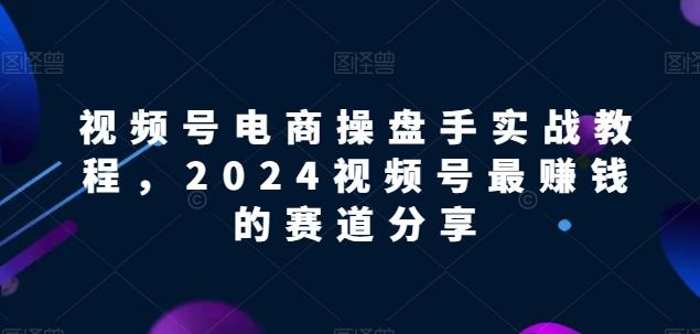 视频号电商实战教程，2024视频号最赚钱的赛道分享-威云科技 余香的脑洞