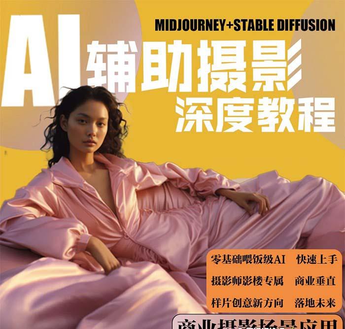 (8727期)2024年AI辅助摄影人工智能商业应用摄影课程(37节课)-威云科技 余香的脑洞