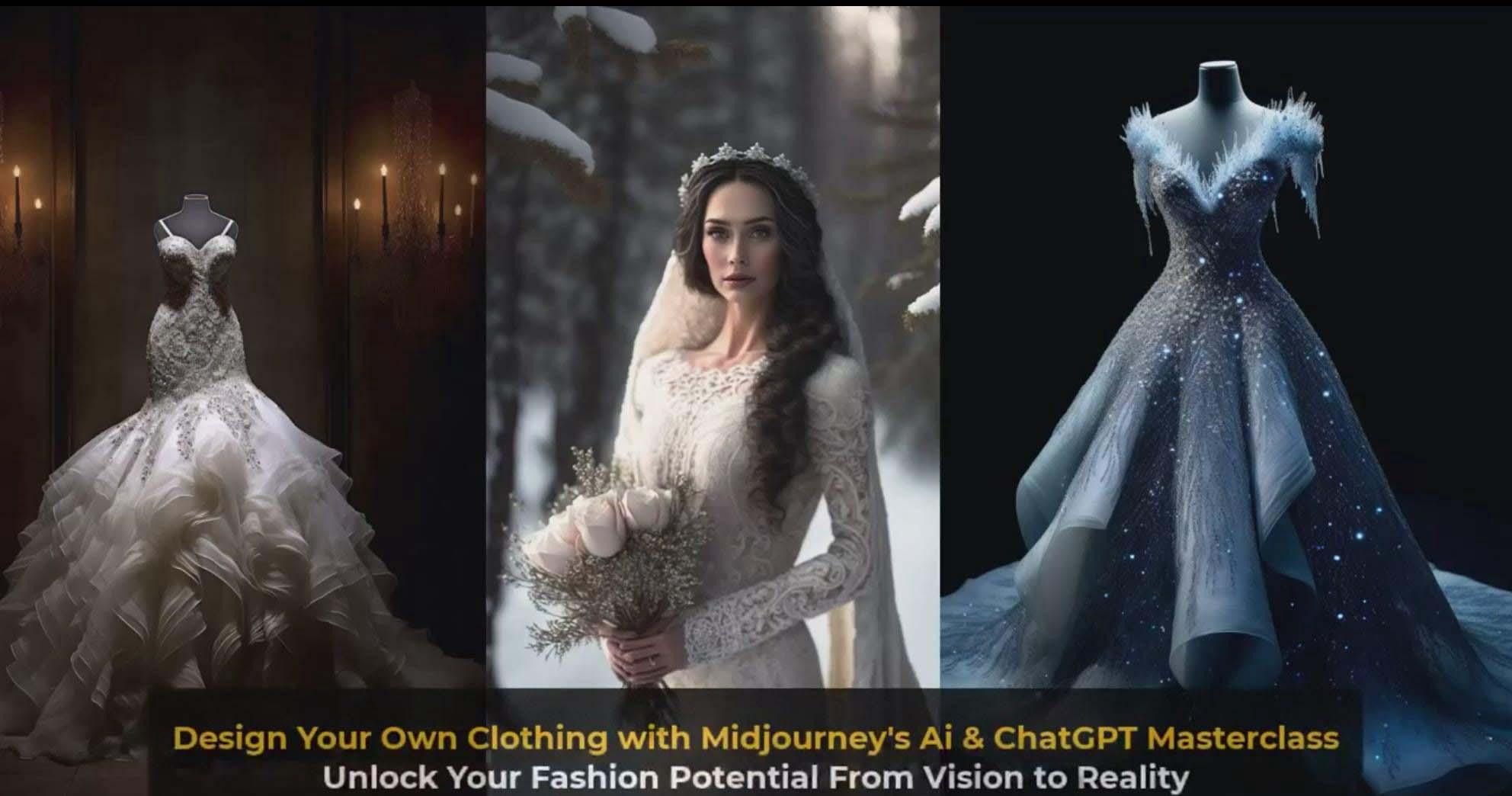 图片[7]-利用 Midjourneys Ai 人工智能设计自己的服装AI大师班-10节课-中英字幕-威云科技 余香的脑洞