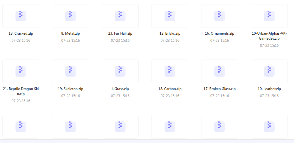 【素材分享】实用教程+素材 Zbrush与Blender表面纹理合集-威云科技 余香的脑洞