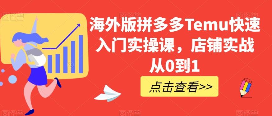 海外版拼多多Temu快速入门实操课,店铺实战从0到1-威云科技 余香的脑洞