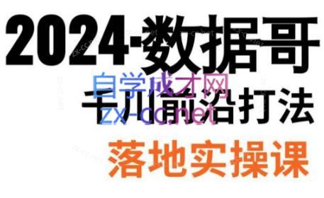 数据哥·2024年千川前沿打法落地实操课-威云科技 余香的脑洞