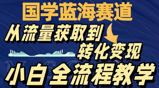 国学蓝海赛道，从流量获取，到转化变现，全流程教学-威云科技 余香的脑洞