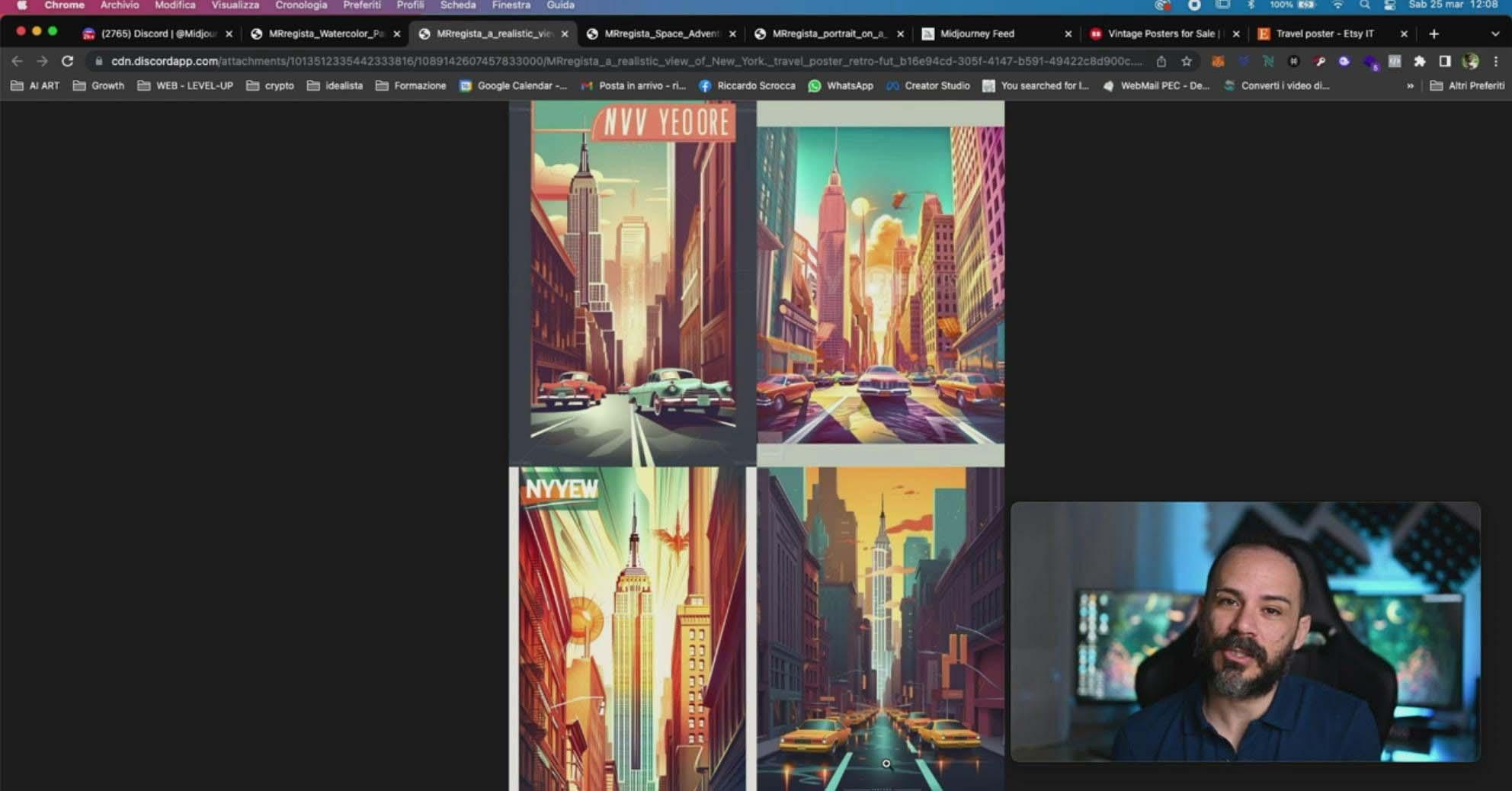 图片[10]-Midjourney AI人工智能创建和销售令人惊叹的海报教程-10节课-中英字幕-威云科技 余香的脑洞