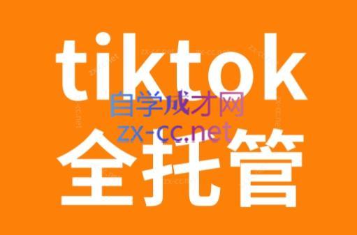 TikTok跨境电商全托管运营模式精品课-威云科技 余香的脑洞