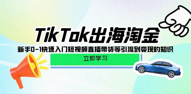 (10035期)TikTok-出海淘金，新手0-1快速入门短视频直播带货等引流到变现的知识-威云科技 余香的脑洞