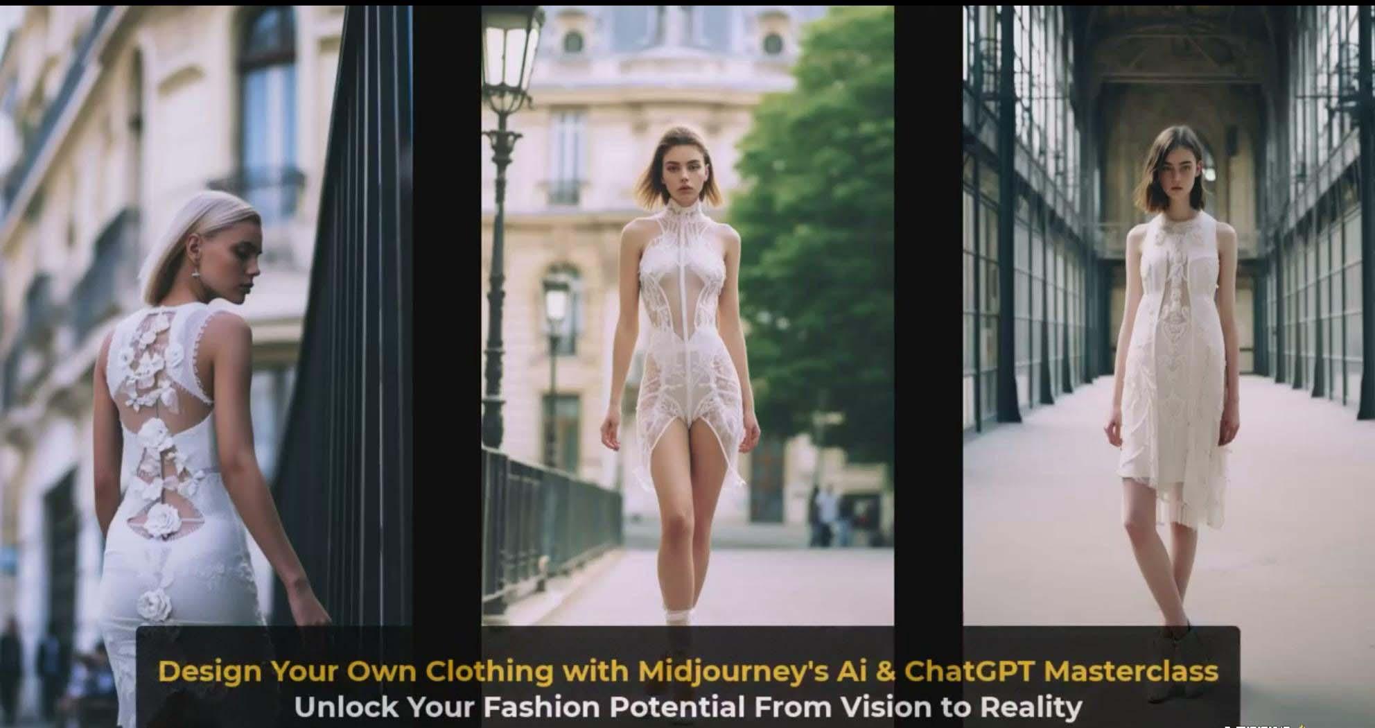 图片[4]-利用 Midjourneys Ai 人工智能设计自己的服装AI大师班-10节课-中英字幕-威云科技 余香的脑洞