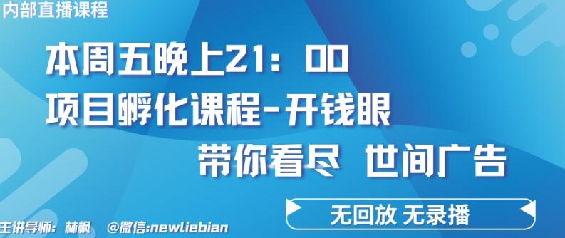 4.26日内部回放课程《项目孵化-开钱眼》赚钱的底层逻辑【揭秘】-威云科技 余香的脑洞