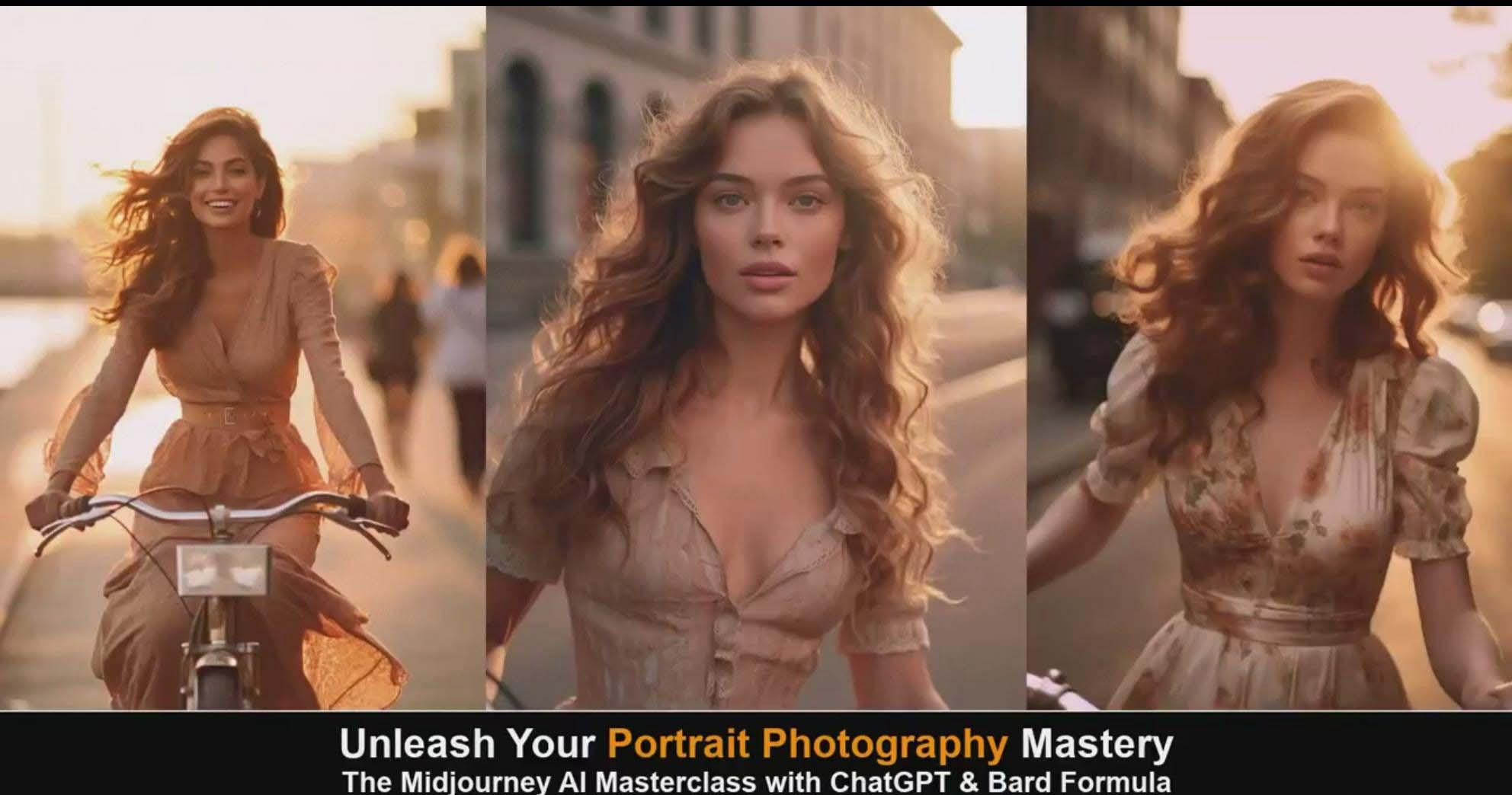 图片[4]-(9312期)Midjourney v5 ChatGPT 和 Bard AI人工智能人像摄影大师班-15节-中英字幕-威云科技 余香的脑洞