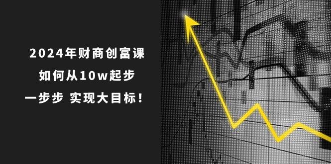 2024年 财商-创富课：如何从10w起步，一步步 实现大目标！-威云科技 余香的脑洞