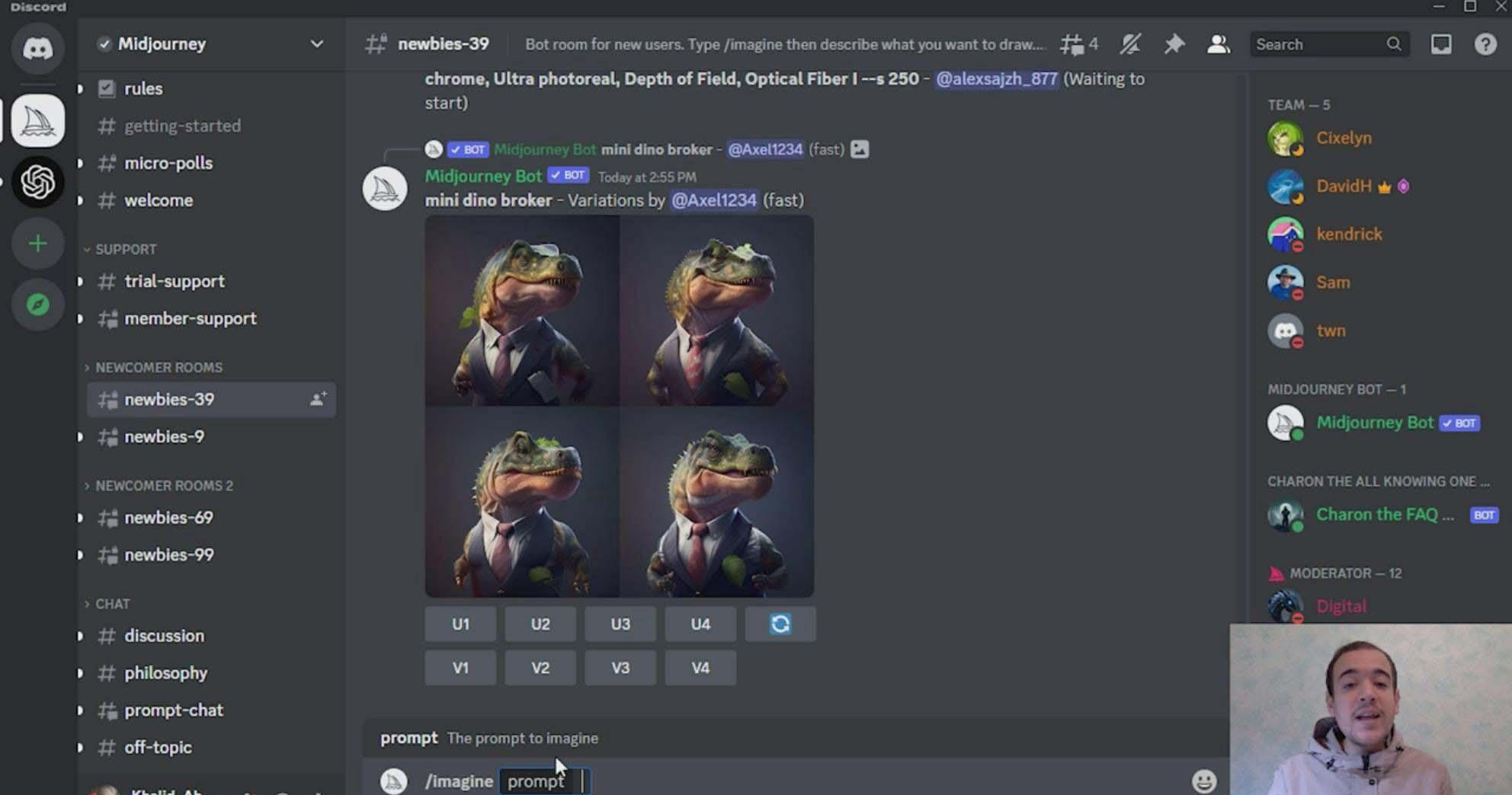 图片[1]-Midjourney 精通教程-使用Midjourney AI创建美丽艺术图像-36节课-中英字幕-威云科技 余香的脑洞