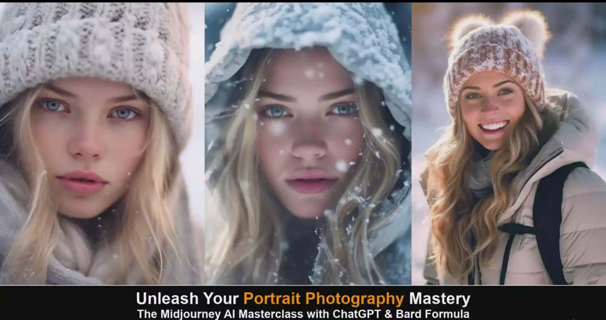 图片[5]-(9312期)Midjourney v5 ChatGPT 和 Bard AI人工智能人像摄影大师班-15节-中英字幕-威云科技 余香的脑洞